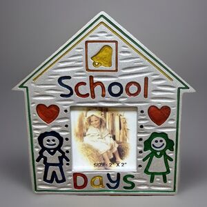 Hallmark Keepsake School Days Frame New No Box 2x2 Photo Handwriting Schoolhouse